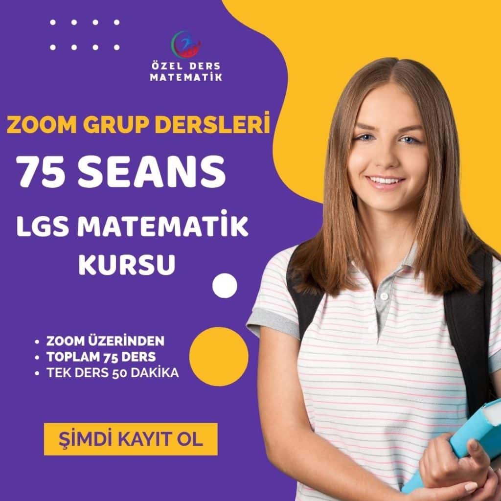 LGS Matematik Kursu ZOOM Grup Dersleri