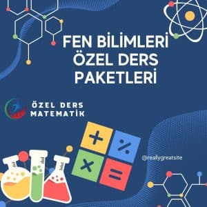 fen bilimleri özel ders paketleri
